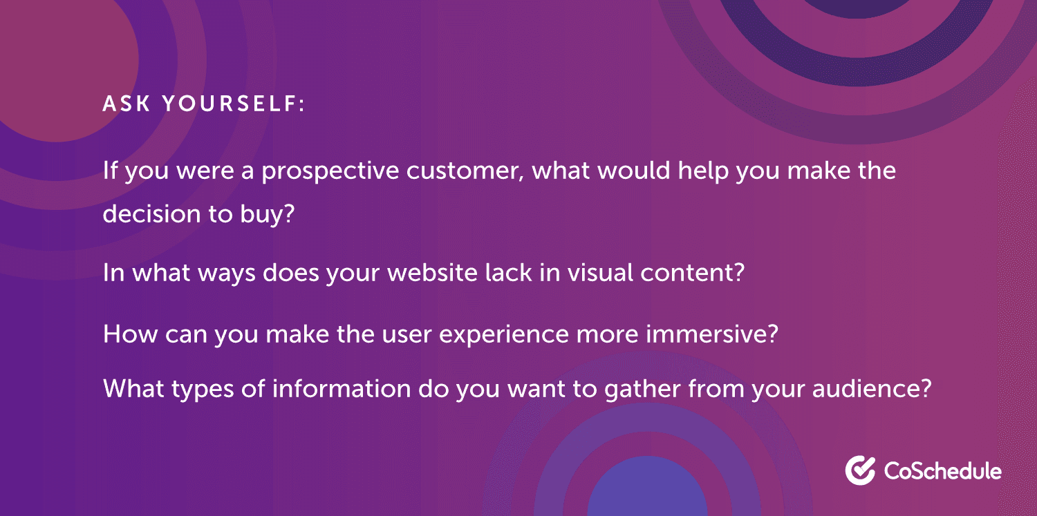 Questions to Ask When Creating Interactive Content