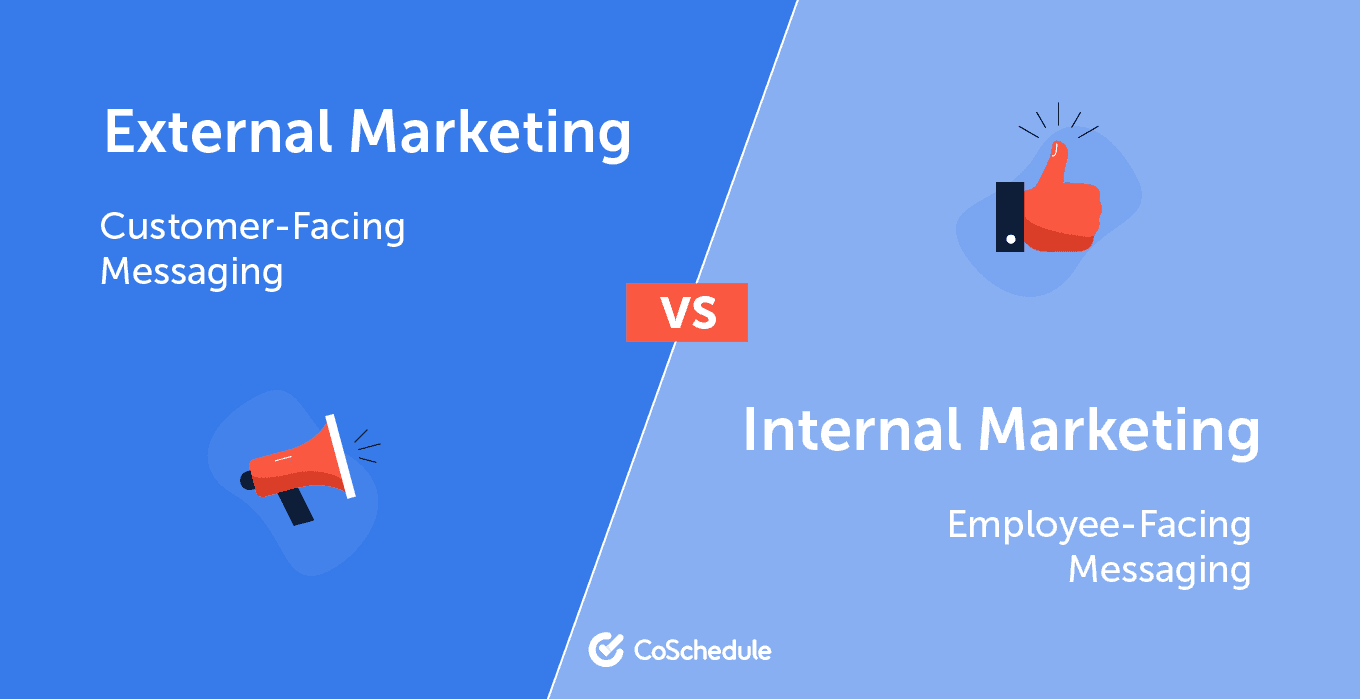 Internal vs external marketing strategy comparison
