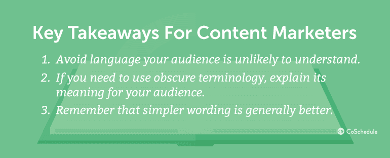 Key Takeaways For Content Marketers
