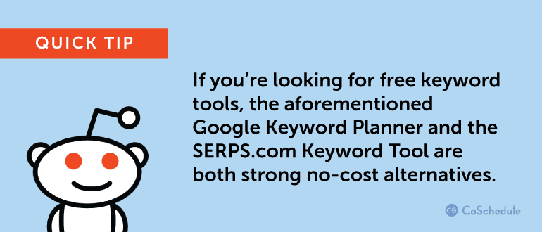 Quick tip for keyword research