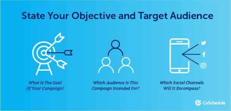 State Your Objective and Target Audience