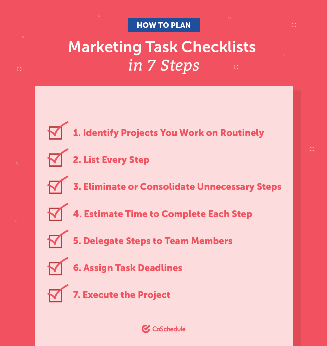 How to Plan Marketing Task Checklists in 7 Steps