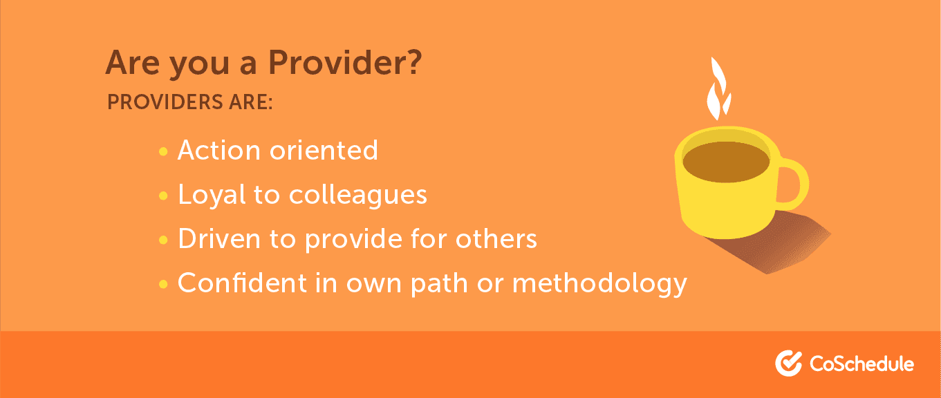A list of traits that make up a provider