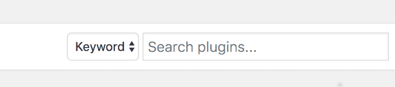 Search for new plugins