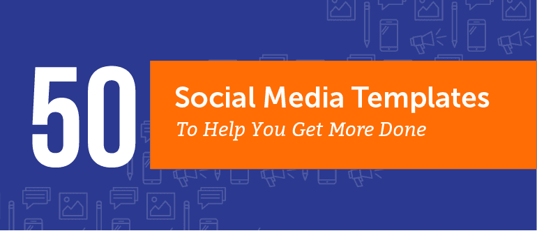 Cover Image for 50 Free Social Media Templates To Help You Get More Done