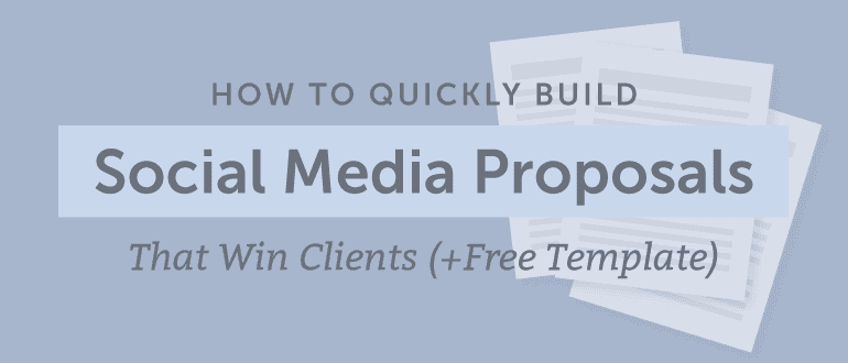 Link to social media proposal template