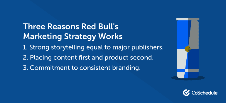 List of 3 Reasons Why Red Bull's Marketing Strategy Works